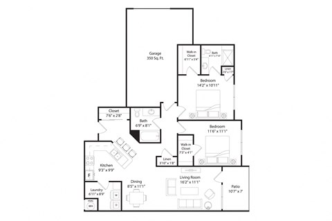 701 Lakeside Drive 1-3 Beds Apartment for Rent - Photo Gallery 40