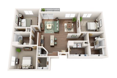 3841 Knudsen Ave Studio-3 Beds Apartment for Rent - Photo Gallery 19