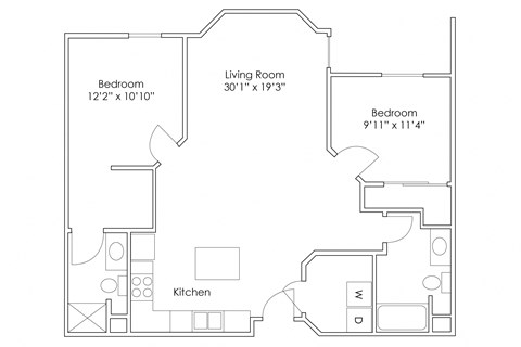 Grand Forks ND Two Bedroom Apartment