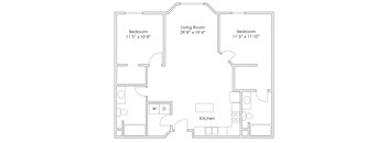 Grand Forks ND Two Bedroom Apartment