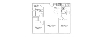 Grand Forks ND Two Bedroom Apartment