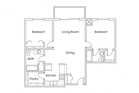 Monticello Village MN 2 Bedroom 2 Bath Apartment