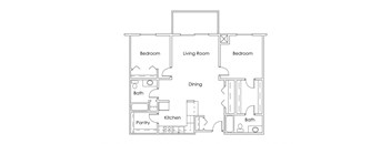 Monticello Village MN 2 Bedroom 2 Bath Apartment