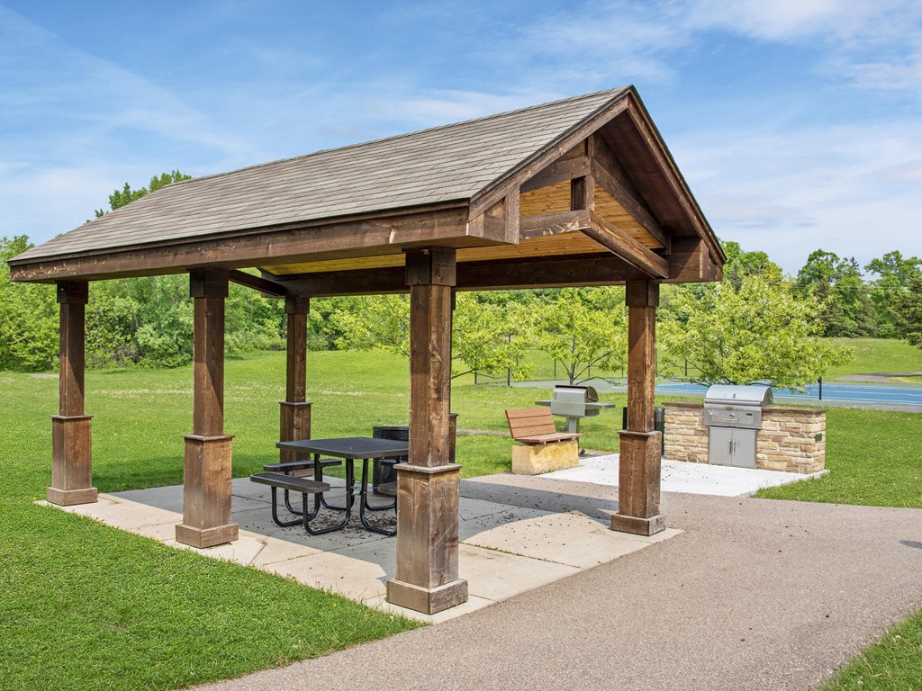 Wooden Shelter and Lawn