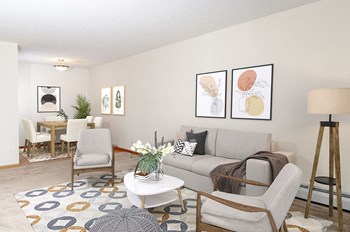 PlymouthPointeApartmentsPlymouthMNOpenConceptDiningAndLivingAreas - Photo Gallery 3
