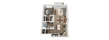 1 Bedroom, 1 Bath 768 Sq Ft - Railway Flats, Loveland, CO