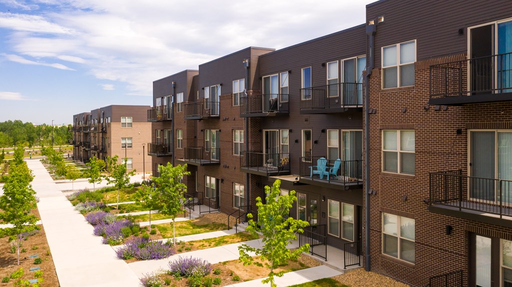 Railway Flats with patio or balcony views and private entry