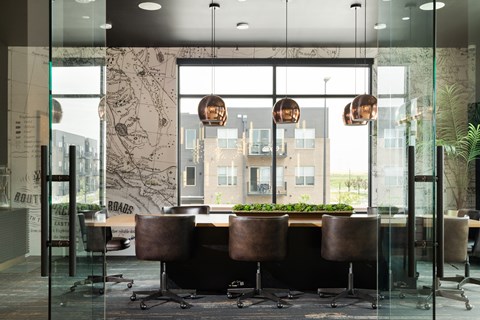 Working from home never look (or felt) so good. The Synergy Space supports online collaborations with reliable WiFi and private conference room.