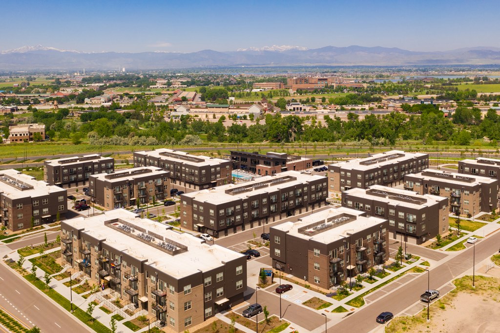 Railway Flats in Loveland, CO with gorgeous Rocky Mountain Views