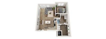 1 Bedroom, 1 Bath 838 Sq Ft - Railway Flats, Loveland, CO