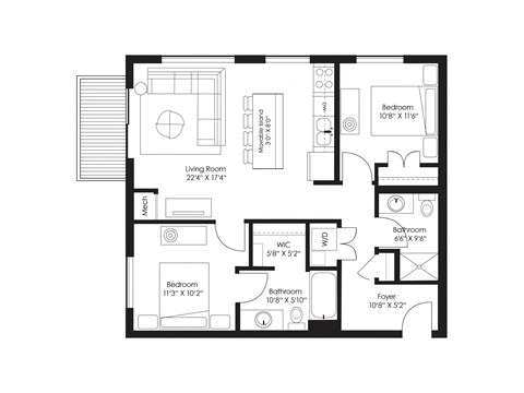 20 6th Street NE Studio-3 Beds Apartment for Rent - Photo Gallery 36