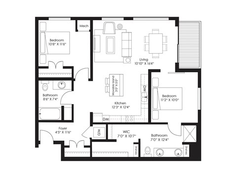 20 6th Street NE Studio-3 Beds Apartment for Rent - Photo Gallery 37