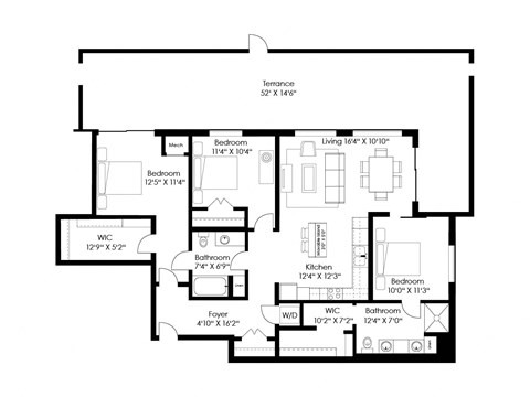 20 6th Street NE Studio-3 Beds Apartment for Rent - Photo Gallery 25