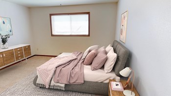 Bedroom with Bed and Windows for Natural Light - Photo Gallery 4