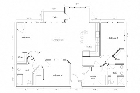2130 S 12th St 1-3 Beds Apartment for Rent - Photo Gallery 33