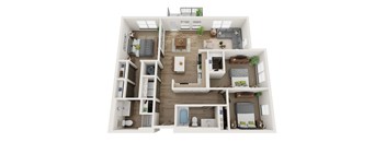 3 Bedroom, 2 Bath 1,256 Sq Ft - Railway Flats, Loveland, CO
