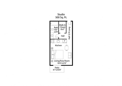 Connelly On Eleven Burnsville MN Studio Apartment