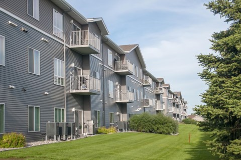 Exterior The Gardens Apartments Balconies