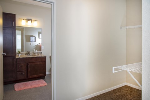 Closet and Bathroom attached to Bedroom