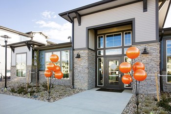 Exterior Union Pointe Entrance with Balloons - Photo Gallery 24