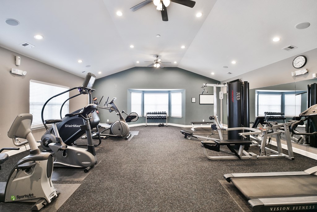 Fitness Center with Cardio and Strength Equipment