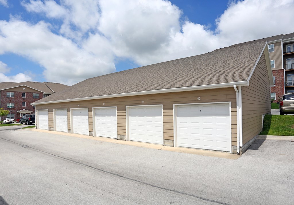 Six Door Garage Outdoors