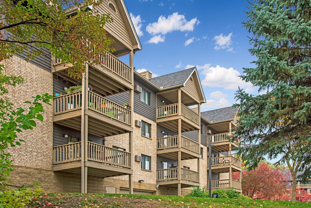 Exterior View of Unit Balconies