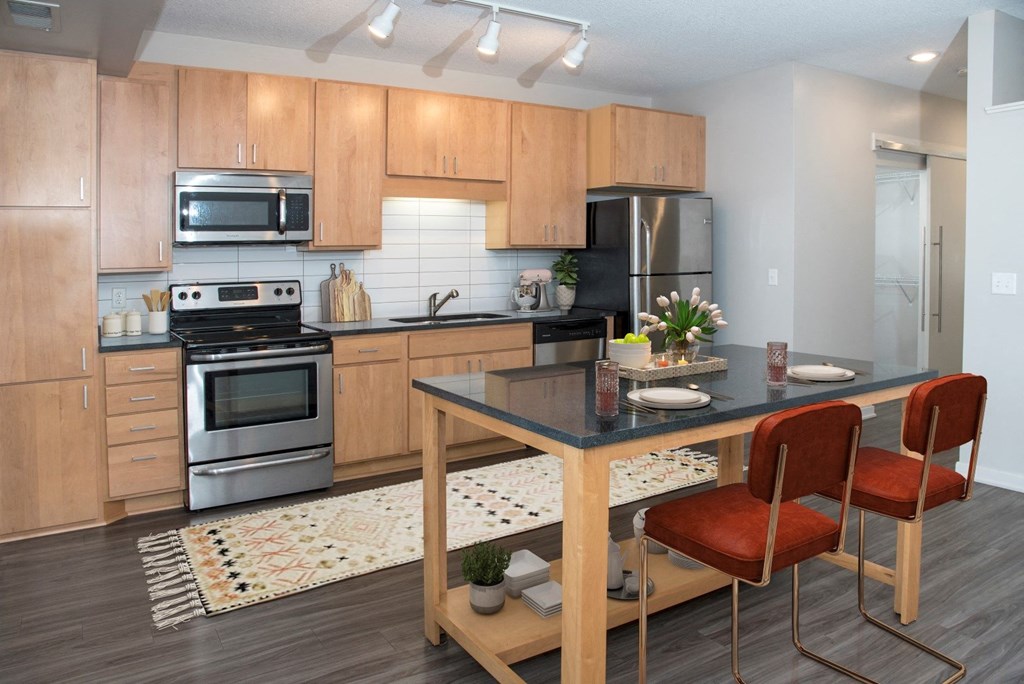 Kitchen with Stainless Steel appliances