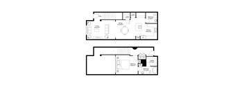 bedroom floor plan an in 2d