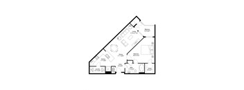 bedroom floor plan | the mille brookhaven apartment homes