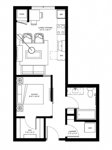 a black and white floor plan of a house
