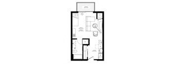 bedroom floor plan | apartments in garland tx | the towers