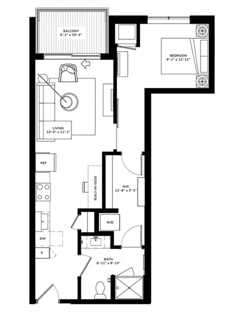 bedroom floor plan an in 2 bed 2 bath
