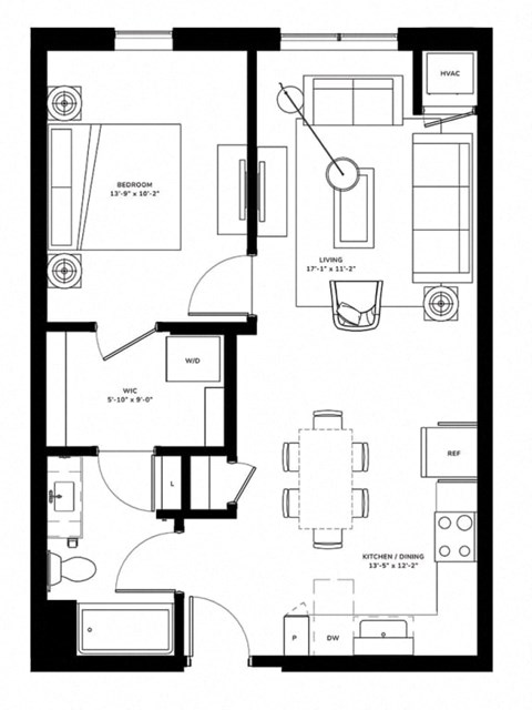 a floor plan of a home
