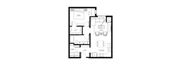 bedroom floor plan an in 2d