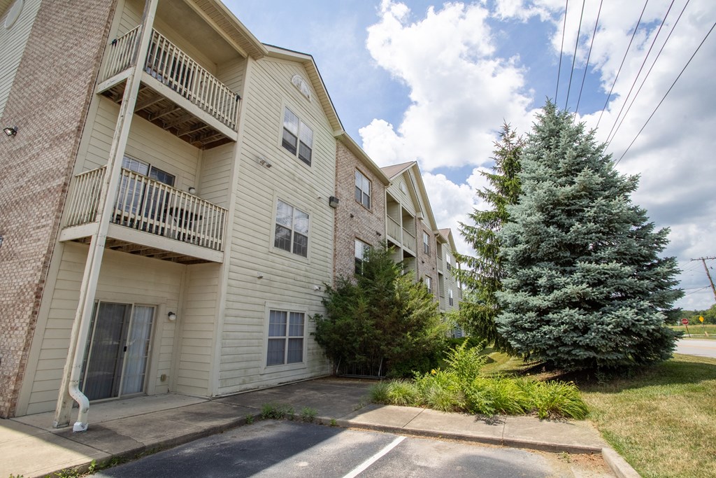 the building where the apartment is located