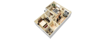 1 Bedroom, 1 Bathroom