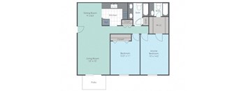 a floor plan of a home