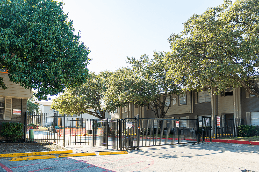 Parking Lot at La Bella Apartments, Fort Worth, TX, 76116