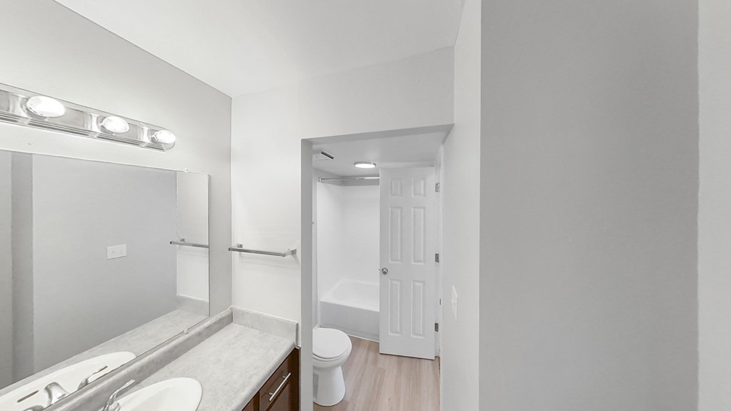 a bathroom with a toilet and a sink and a mirror