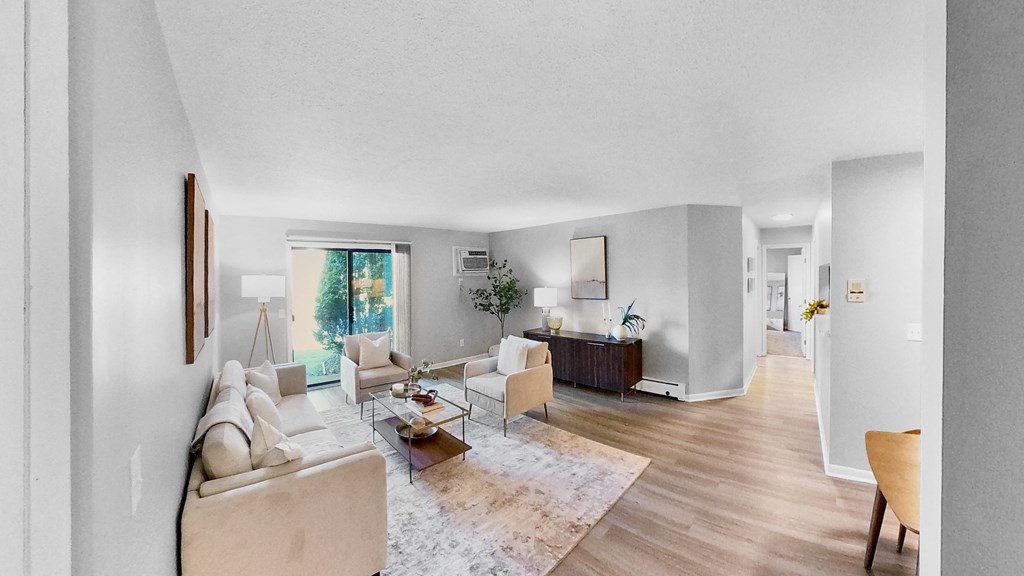 Living Room With TV at The Element @ St Andrews, Mishawaka, Indiana