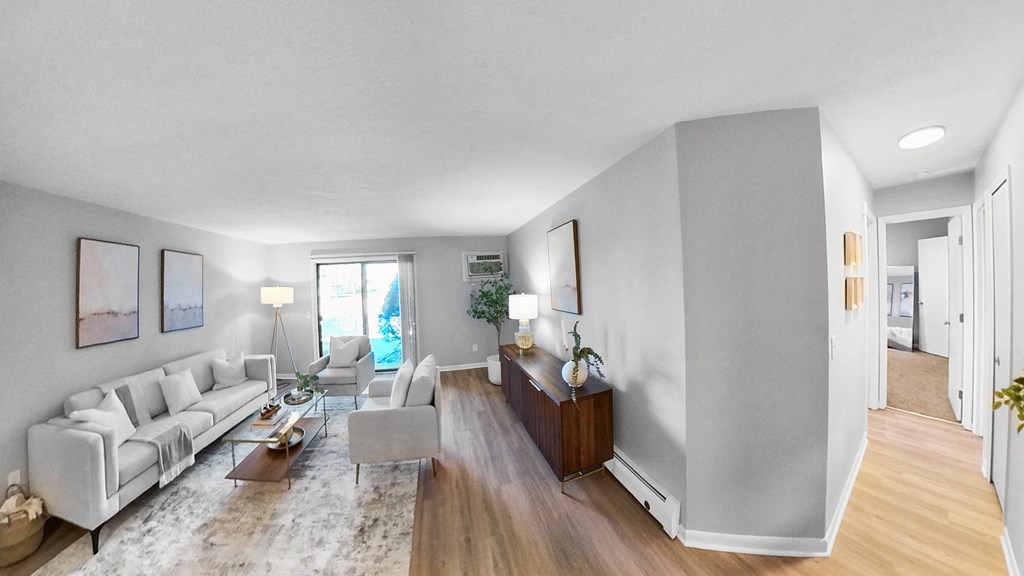 Living Room With Hallway at The Element @ St Andrews, Mishawaka, Indiana