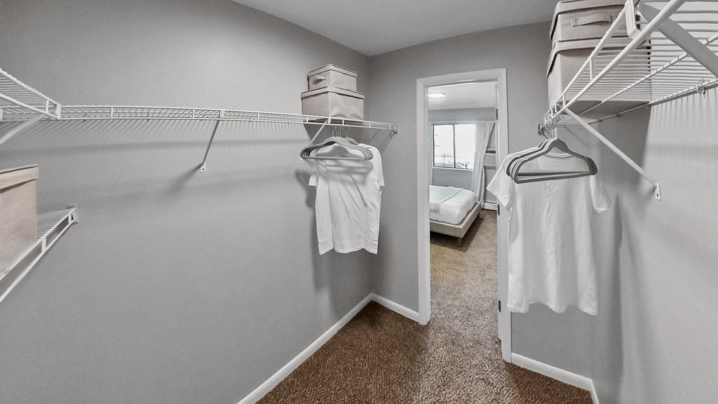 Closet View at The Element @ St Andrews, Mishawaka, Indiana