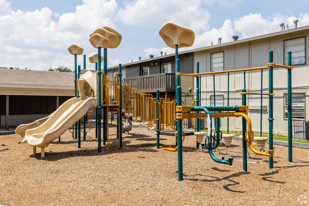 Outdoor Playground at La Bella Apartments, Fort Worth, 76116