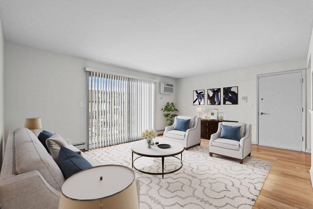 Large Living Room at Hanover Park Blu Apartments, Hanover Park, Illinois