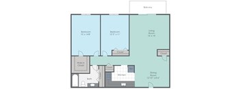 a floor plan of a house