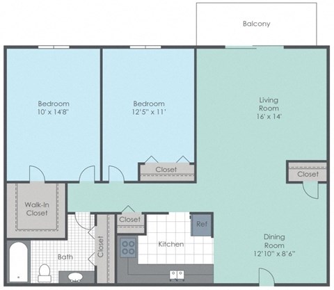 a floor plan of a house