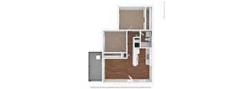 Floor Layout at Clayton Creek Apartments, California
