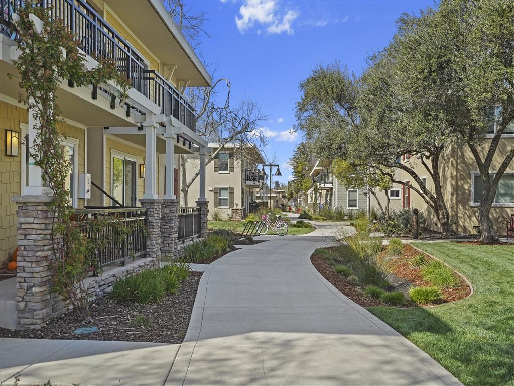 home entrance at Parkside Apartments, Davis, CA, 95616