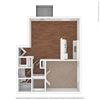 1 bedroom layout hardwood floor 3d 1 bedroom floor plan, Fairmont Apartments, 94044